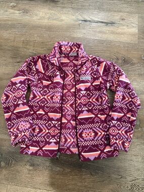 Columbia Kids' Pink & Purple Aztec Fleece Jacket